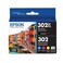 EPSON 302 Claria Premium Ink High Capacity Black &amp; Standard Color Cartridge Combo Pack (T302XL-BCS) Works with Expression Premium XP-6000, XP-6100