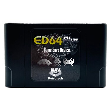 Retrotech ED64 Plus 340 In 1 Multi Game Cartridge For Nintendo N64 Video Game Console