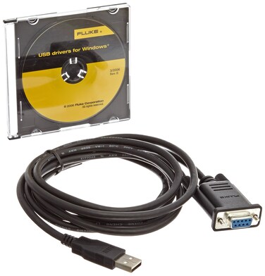 Fluke 884X-USB USB to RS232 Cable Adapter, 1.65m Cable Length