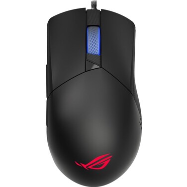 ASUS ROG Gladius III Wired Gaming Mouse   Tuned 19,000 DPI Sensor, Hot Swappable Push-Fit II Switches, Ergo Shape, ROG Omni Mouse Feet, ROG Paracord and Aura Sync RGB Lighting,Black