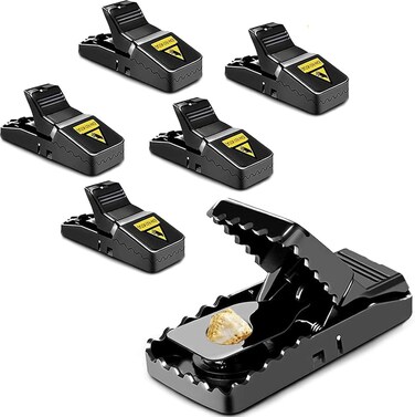Mouse Traps, Mice Traps for House Indoor Home, Precise Triggering Mechanism, Allowing for The Quick Capture of Mice-6 Pack
