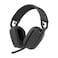 Logitech Zone Vibe 100 Lightweight Wireless Over Ear Headphones with Noise Canceling Microphone, Advanced Multipoint Bluetooth Headset, Works with Teams, Google Meet, Zoom, Mac/PC - Graphite
