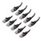 Cable Matters 10Gbps 10-Pack Snagless Short Cat 6 Ethernet Cable - 3ft, Cat 6 Cable, Cat6 Cord, Ethernet Cord, Black
