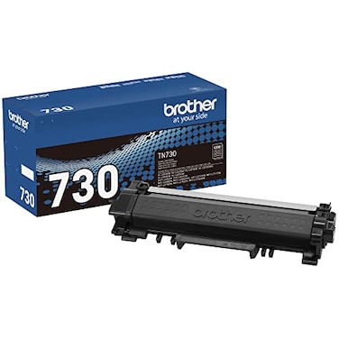 Brother Genuine Standard Yield Toner Cartridge, TN730, Replacement Black Toner, Page Yield Up To 1,200 Pages, Amazon Dash Replenishment Cartridge,1 Pack