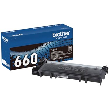 Brother Genuine High Yield Toner Cartridge, TN660, Replacement Black Toner, Page Yield Up to 2,600 Pages, Amazon Dash Replenishment Cartridge, Black, 1 pack