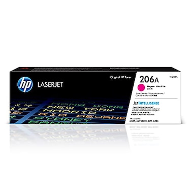 HP 206A Magenta Toner Cartridge   Works with HP Color LaserJet Pro M255, HP Color LaserJet Pro MFP M282, M283 Series   W2113A