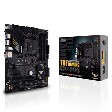 Asus TUF Gaming B550-PLUS Motherboard Socket (PC) AMD AM4 Form Factor (Details) ATX Motherboard chipset