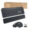 Logitech MX Keys Combo for Business   Gen 2, Full Size Wireless Keyboard and Wireless Mouse, with Keyboard Palm Rest, Bluetooth, Logi Bolt, Quiet Clicks, Windows/Mac/Chrome/Linux - Graphite