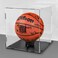 Clear Acrylic Display Case,Basketball Display Case,Assemble Countertop Box,Cube Organizer Stand,Dustproof Protection Showcase for Action Figures Toys Soccer ball Volleyball Collectibles(10x10x12 inch)