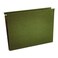 Universal 14141 One Inch Box Bottom Hanging Folder, Pressboard, Letter, Standard Green, 25/Box