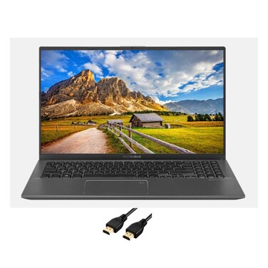 ASUS Premium VivoBook 2021 15.6" FHD Touchscreen Laptop Computer, Intel Core i3-1005G1 1.20 GHz(Beat i5-7200U), 8GB RAM, 128GB SSD, Webcam, Bluetooth, Wi-Fi, HDMI, Windows 10 S VATTE HDMI Cable