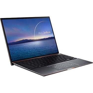 ASUS ZenBook S Ultra Slim Laptop, 13.9" 3300x2200 3:2 500nits Touch, Intel Evo Core i7-1165G7, 16GB RAM, 1TB SSD, Thunderbolt 4, TPM, Windows 10 Pro, AI Noise-Cancellation, Jade Black, UX393EA-XB77T
