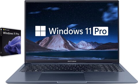 asus 16/ 24GB RAM 1TB SSD VivoBook 16X Laptop, Windows 11 Pro, AMD Ryzen 7 5800HS 8-Core Processor, WUXGA IPS Anti-Glare Display, Camera Privacy Shutter, HDMI, USB-C, Blue