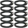 10Pack 25 FT Foot XLR 3 Pin Male Female MIC Microphone Shielded Audio Cable Cord
