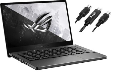 ASUS ROG Zephyrus G14 14-inch FHD 512GB SSD 2.9GHz VR Ready Laptop (8GB RAM, 8-Core AMD Ryzen 7, GeForce GTX 1650) Eclipse Gray, GA401IH-BR7N2BL