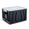 Universal UNV40010 17.25 in. x 14.25 in. x 10.5 in. Letter/Legal Files Collapsible Crate - Black/Gray (2/Pack)