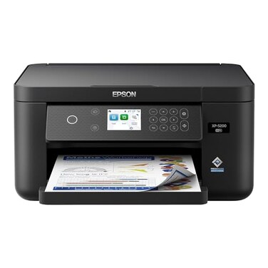 Epson Expression Home XP-5200 Wireless Color All-in-One Printer with Scan, Copy, Automatic 2-Sided Printing, Borderless Photos, 150-Sheet Paper Tray and 2.4&quot; Color Display,Black