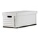 Universal 95220 Lift-Off Lid File Storage Box, Letter, Fiberboard, White, 12/Carton