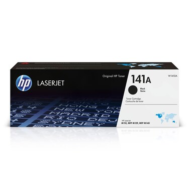 HP 141A Black Toner Cartridge   Works with HP LaserJet M110 Series, HP LaserJet MFP M139, M140 Series   W1410A   Standard (Pack of 1)