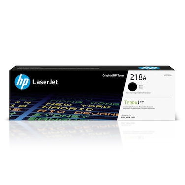 HP 218A Black Toner Cartridge   Works with Color Laserjet Pro 3201, MFP 3301 Series   W2180A
