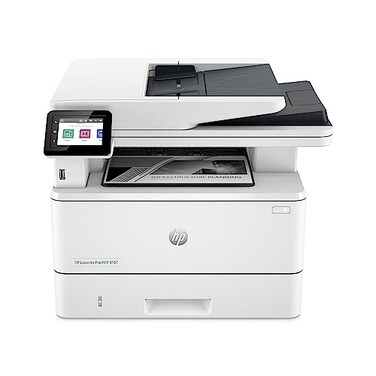 HP LaserJet Pro MFP 4101fdw Wireless Black &amp; White All-in-One Laser Printer, Scanner, Copier, Fax, Best-for-Office (2Z619F)
