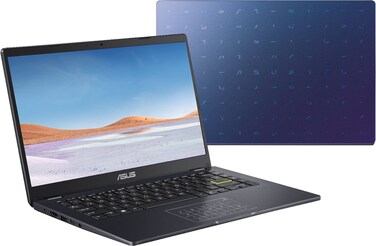 2022 ASUS 14" Thin Light Business Student Laptop Computer, Intel Celeron N4020 Processor, 4GB DDR4 RAM, 320 GB Storage, 12Hours Battery, Webcam, Zoom Meeting, Win11 + 1 Year Office 365, Blue