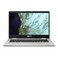 ASUS Chromebook C423 14.0" FHD NanoEdge -Display -with 180 Degree -Hinge Intel Celeron N3350 -Processor, 4GB -RAM, 64GB eMMC Storage, Silver, C423NA-IS44F