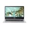 ASUS CX1400CNA-AS44FV Chromebook CX1, 14" Full HD NanoEdge Display, Intel Celeron N3350 Processor, 64GB eMMC, 4GB RAM, Chrome OS, Transparent Silver, CX1400CNA-AS44FV