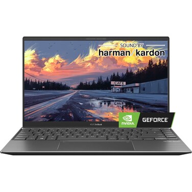 ASUS Zenbook 14" FHD Laptop, AMD Ryzen 5 5500U (Beats i7-1185G7), GeForce MX450 Graphics, Backlit Keyboard, Harman Kardon, 16 Hr Battery Life, Wi-Fi 6, Win 11 (8GB RAM   1TB PCIe SSD)