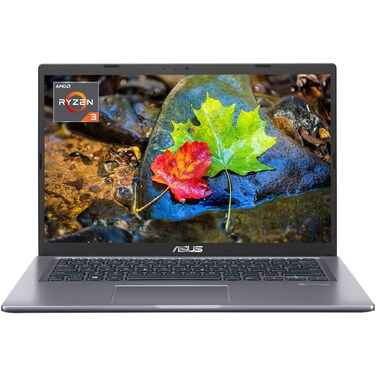 ASUS Vivobook 14 Laptop, 14'' HD Screen, AMD Ryzen 3 3250U, 12GB RAM, 256GB PCIe SSD, HDMI, USB Type-C, Wi-Fi, Windows 11 Home, Slate Grey, (M415U)