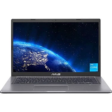 ASUS VivoBook 14 Slim Laptop Computer, 14&quot; IPS FHD Display, Intel Core i3-1115G4 Processor, 4GB DDR4, 128GB PCIe SSD, Fingerprint Reader, Windows 11 Home in S Mode, Slate Grey, F415EA-AS31