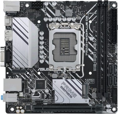 ASUS PRIME H610I-PLUS D4 LGA 1700(Intel 12th Gen&amp;Intel vPro)mini ITX Motherboard(PCIe 4.0,DDR4,USB 3.2 Gen 1 Type-A,1Gb Lan,DP/HDMI/D-Sub,V-M.2(E),Q-LED,Mono-out header with amp IC,SPI TPM header)