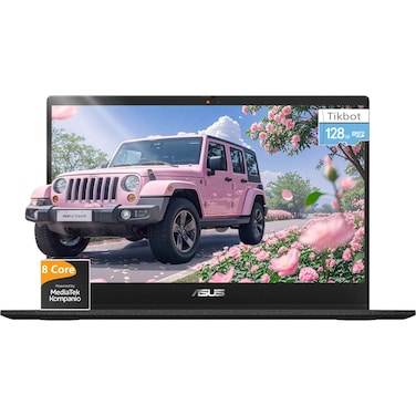 ASUS-Chromebook Laptop-Google Chrome - 8Core MediaTek Kompanio 520-14 inch FHD Display - 4GB RAM - 192GB Storage - USB C - Wi-Fi 6 - Long Battery Life - Student - 2024
