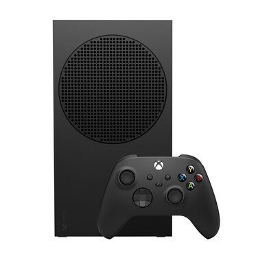 Xbox Microsoft Series S 1TB SSD Console Carbon Black - Includes Wireless Controller - Up to 120 frames per second - 10GB RAM 1TB SSD