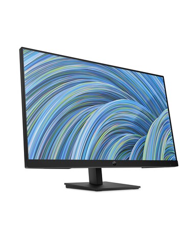HP 27h Full HD Monitor - Diagonal - IPS Panel &amp; 75Hz Refresh Rate - Smooth Screen - 3-Sided Micro-Edge Bezel - 100mm Height/Tilt Adjust - Built-in Dual Speakers - for Hybrid Workers,Black