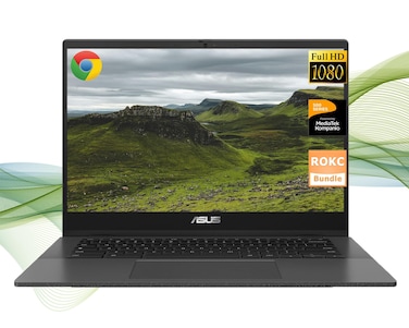 ASUS Chromebook Laptop Computer, 14" FHD Chromebooks Laptops, MediaTek, 4GB RAM, 192GB Storage(64GB SSD+ 128GB Card), Webcam, Bluetooth, Wi-Fi 6, Chrome OS, RK Bundle, Back to School&amp;College