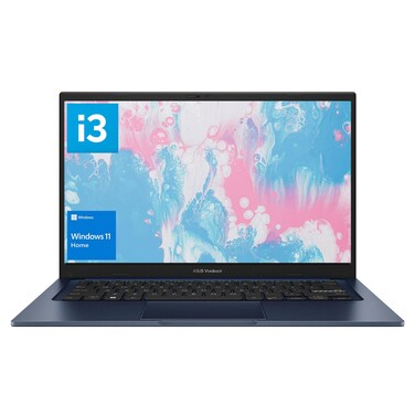ASUS Vivobook Laptop, 14" FHD Display, i3-1215U, 16GB RAM, 1TB SSD, Wi-Fi 6, HDMI, Webcam, Touchpad, Windows 11 Home, Blue