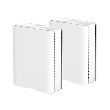 ASUS ZenWiFi BQ16 Pro Quad-Band WiFi 7 Mesh Router (2 Pack), up to 8000 sqft, 2X 10G Ports Each, Smart Home Master with Multi-SSID, VPN &amp; Parental Controls, Subscription-Free Security, AiMesh