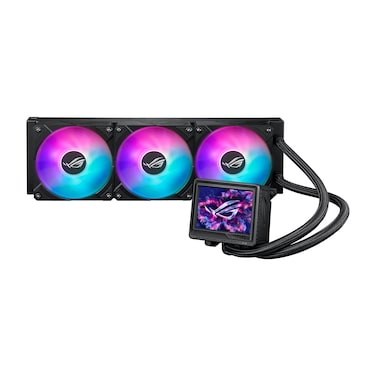 ASUS ROG RYUYJIN III 360 ARGB Extreme All-in-one AIO CPU Liquid Cooler, AMD Ryzen 9000 &amp; Intel Core Ultra Ready, Asetek Gen8 V2 Pump; high Airflow &amp; Static Pressure Magnetic Fans