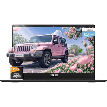 ASUS Chromebook 14 inch Laptop - Google Chromebook School Student - 8Core MediaTek Kompanio 520 - FHD Display - USB C - Wi-Fi 6-15hours Battery Life - 2024 (4GB RAM   192GB Storage), Black