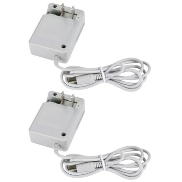 DTOL AC Adapter Game Charger for Nintendo Dsi Ndsi 3DS/3DSXL/New 3DS/New 3Dsll/2DS/Dsi/Dsixl 2 Pack