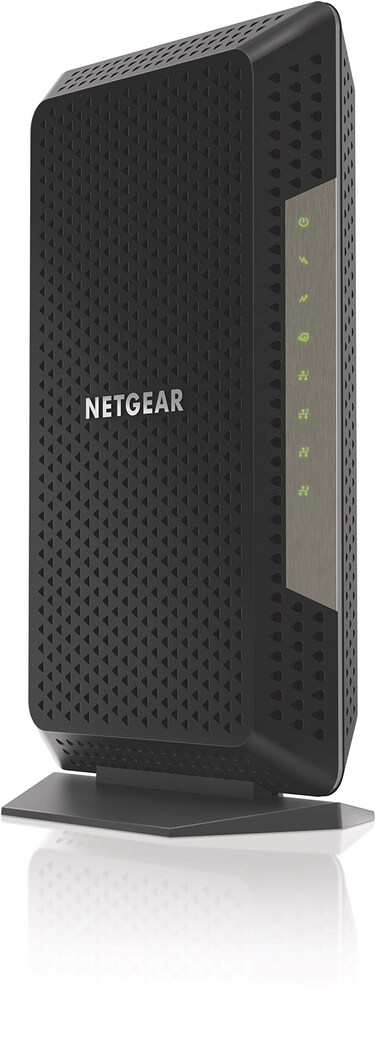 NETGEAR Nighthawk Cable Modem CM1200 - Compatible with all Cable Providers including Xfinity by Comcast, Spectrum, Cox   For Cable Plans Up to 2 Gigabits   4 x 1G Ethernet ports   DOCSIS 3.1, Black