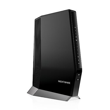 NETGEAR Nighthawk Cable Modem with Built-in WiFi 6 Router (CAX80) - Compatible All Major Providers incl. Xfinity, Spectrum, Cox   Plans Up to 6Gbps AX6000 speed DOCSIS 3.1, Black