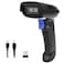 NETUM Bluetooth Barcode Scanner, Compatible with 2.4G Wireless &amp; Bluetooth Function &amp; Wired Connection, Connect Smart Phone, Tablet, PC, CCD Bar Code Reader Work with Windows, Mac,Android (NT-1228BC)