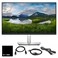 Dell P2425H 24" 16:9 IPS Computer Monitor Screen with DisplayPort and USB 3.0 Upstream Cables - New Model