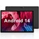Tablet 10 inch Android Tablet PC, 10.1&quot; Android 14 Tablets, DDR4 6GB RAM 32GB ROM 2MP+8MP Dual Camera, WiFi-6 Bluetooth 1TB Expand IPS Full HD Display Tab, 6000mAh Battery Powerful Performance Tablet