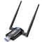 Wireless WiFi Adapter for Desktop PC - QGOO AC1300Mbps USB 3.0 Network Dongle with 5dBi High Gain Dual Antennas, Dual Band 2.4G/400Mbps 5G/867Mbps for Laptop Computer Compatible Windows11/10/8/7