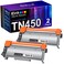 E-Z Ink Compatible Toner Cartridge Replacement for Brother TN450 TN420 TN-450 TN-420 Compatible with HL-2270DW HL-2280DW HL-2230 MFC-7360N MFC-7860DW DCP-7065DN Intellifax 2840 2940 (2 Black)
