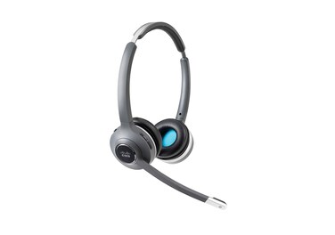 Cisco Headset 561, Wireless Dual On-Ear DECT Headset with Standard Base for US &amp; Canada, Charcoal (CP-HS-WL-562-S-US=)