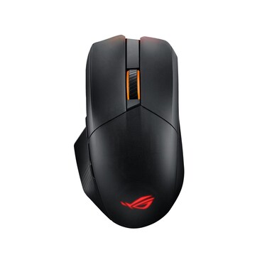 ASUS ROG Chakram X Origin Gaming Mouse, Tri-Mode connectivity (2.4GHz RF, Bluetooth, Wired), 36000 DPI Sensor, 11 programmable Buttons, Detachable Joystick, Paracord Cable, Black (Renewed)
